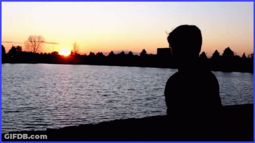 Man In Blue Shirt Says Don't Try This At Home GIF