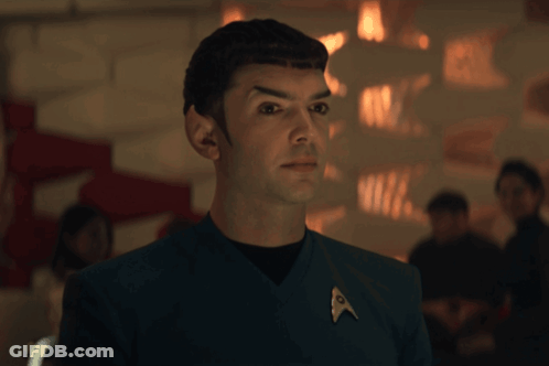 Man In Blue Shirt Says Fascinating GIF