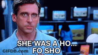 Man In Blue Shirt Says She Was A Ho GIF