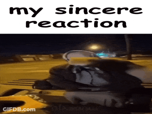 Man In Blue Shirt Says Very Honest GIF