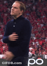 Man In Blue Shirt Screaming At Oppo Ad GIF