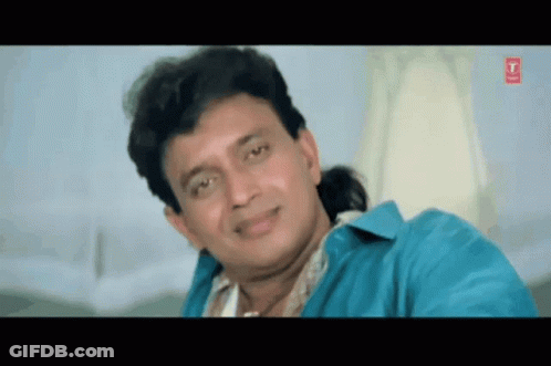 Man In Blue Shirt Smiling GIF