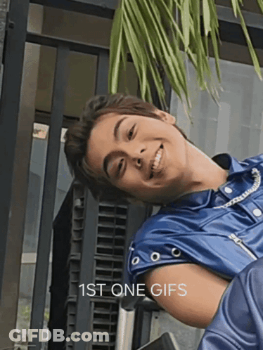 Man In Blue Shirt Smiling 1St One GIF