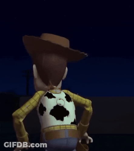 Man In Blue Shirt Smiling And Dancing GIF