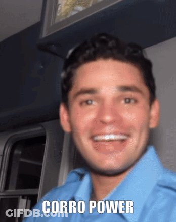 Man In Blue Shirt Smiling Corro Power GIF