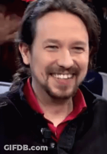 Man In Blue Shirt Smiling Hola Sofia GIF