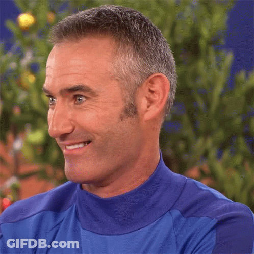 Man In Blue Shirt Smiling GIF