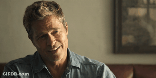 Man In Blue Shirt Smiling GIF
