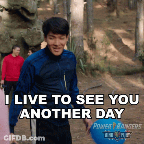 Man In Blue Shirt Standing In Front Of Kids GIF