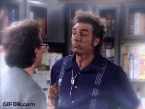 Man In Blue Shirt Talking To Another Man GIF