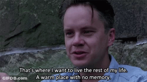 Man In Blue Shirt That's Where I Want To Live The Rest Of My Life GIF