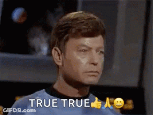 Man In Blue Shirt Thumbs Up True True GIF