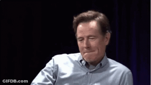 Man In Blue Shirt Waving GIF