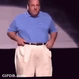 Man In Blue Shirt Wearing Headphones GIF