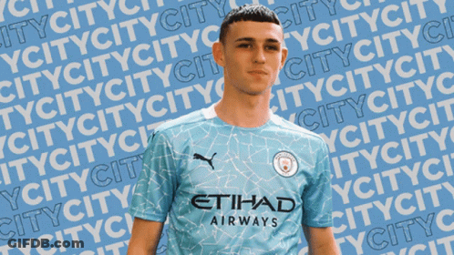 Man In Blue Shirt With Etihad Airways GIF