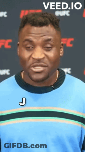 Man In Blue Shirt With J Letter GIF