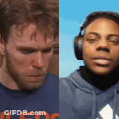 Man In Blue Shirt With Leds Next To Woman Wearing Headphones GIF