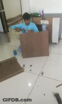 Man In Blue Shirt With Mizuno GIF