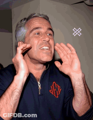 Man In Blue Shirt With Monogram GIF