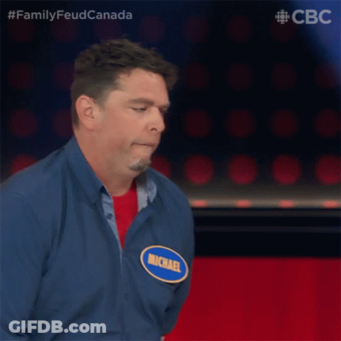 Man In Blue Shirt With Name Michael GIF
