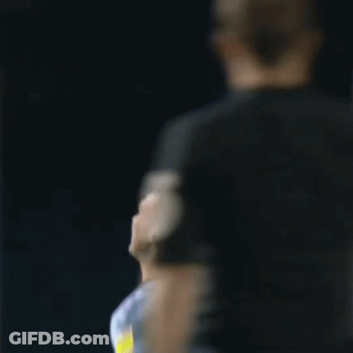 Man In Blue Shirt With Number 10 GIF