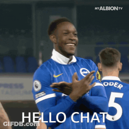Man In Blue Shirt With Number 5 GIF
