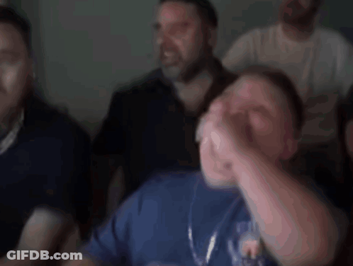Man In Blue Shirt With Nurse GIF