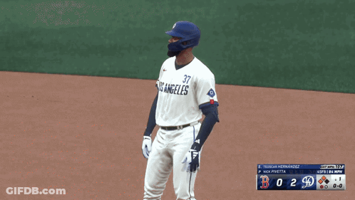 Man In Blue Shirt With Pca Franchise Text GIF