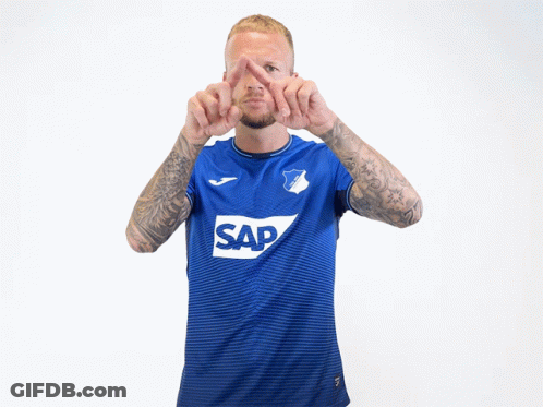 Man In Blue Shirt With SAP GIF