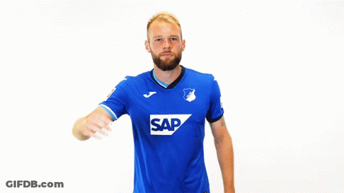 Man In Blue Shirt With Sap GIF