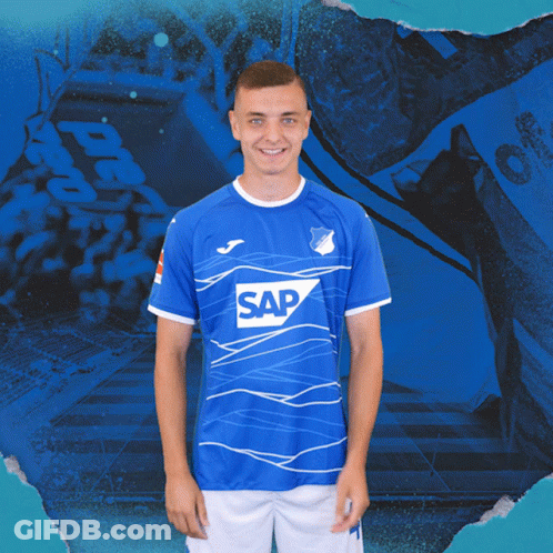 Man In Blue Shirt With Sap GIF