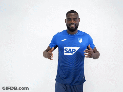 Man In Blue Shirt With Sap GIF