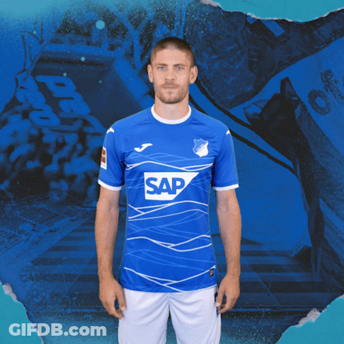 Man In Blue Shirt With Sap GIF