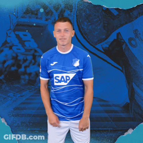 Man In Blue Shirt With Sap GIF