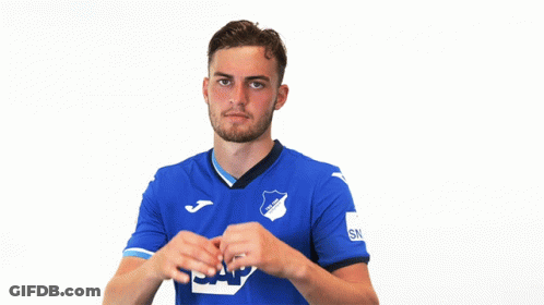 Man In Blue Shirt With Sap GIF