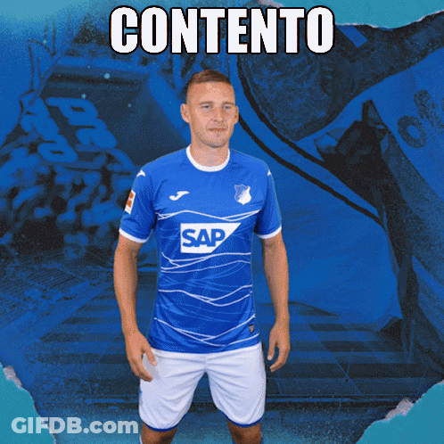 Man In Blue Shirt With Sap GIF