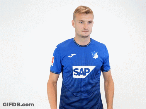 Man In Blue Shirt With Sap GIF