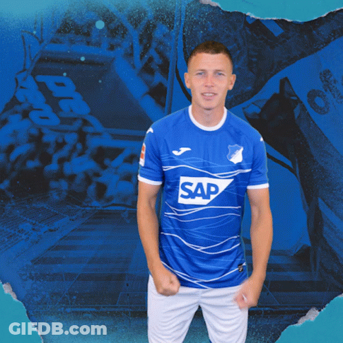 Man In Blue Shirt With Sap GIF