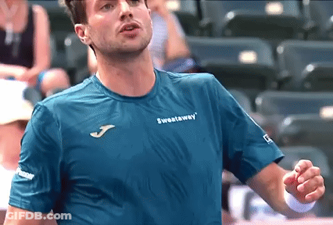 Man In Blue Shirt With Sweataway GIF