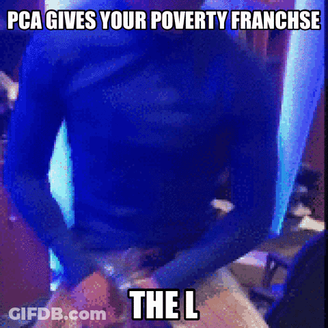 Man In Blue Shirt With Text GIF