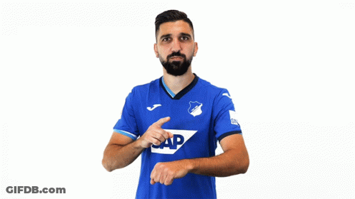 Man In Blue Shirt With TSG GIF
