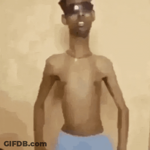 Man In Blue Shorts And Sunglasses GIF