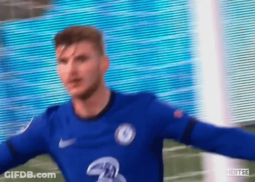 Man In Blue Soccer Jersey GIF