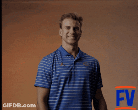 Man In Blue Striped Shirt With FV GIF