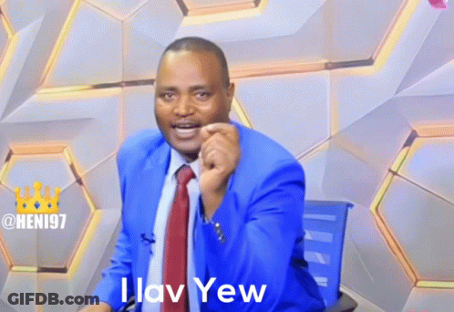 Man In Blue Suit Says I Hav Yew GIF