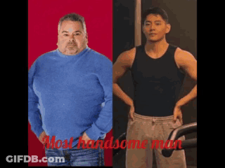Man In Blue Sweater And Man In Black Tank Top GIF