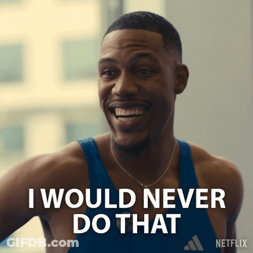 Man In Blue Tank Top Smiling GIF