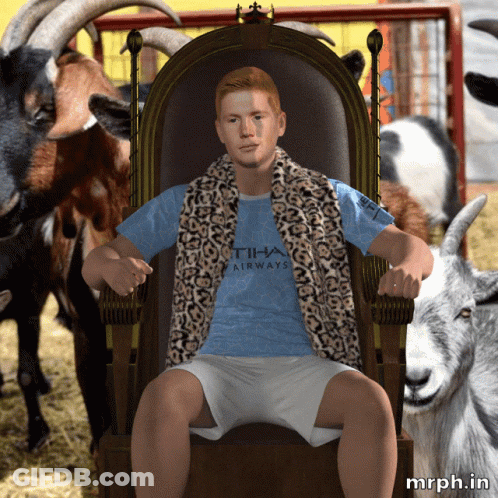 Man In Blue Tiha Airways Shirt GIF