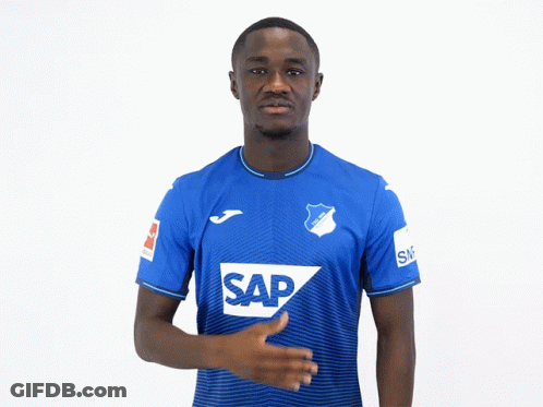 Man In Blue TSG 1899 Shirt GIF