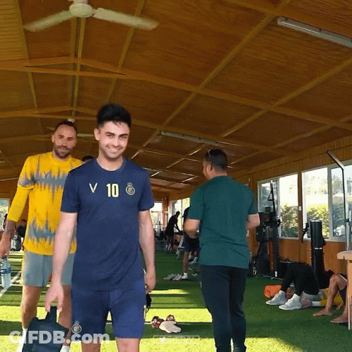 Man In Blue V10 Shirt GIF